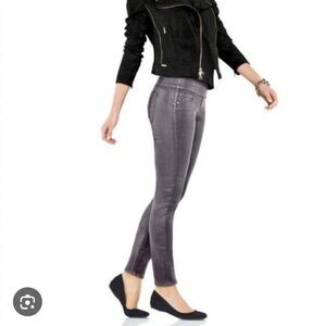 SPANX pewter denim jeggings